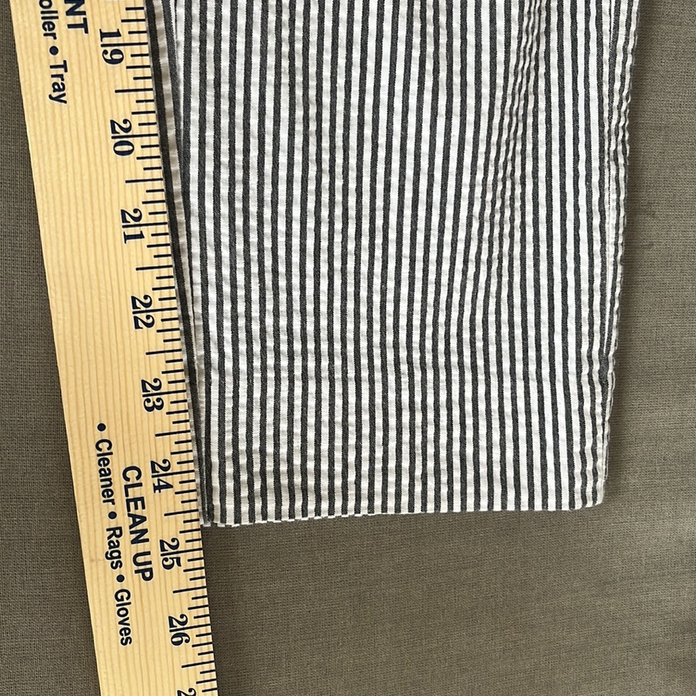 Banana Republic Seersucker Pants Sz 4P - Picture 6 of 10